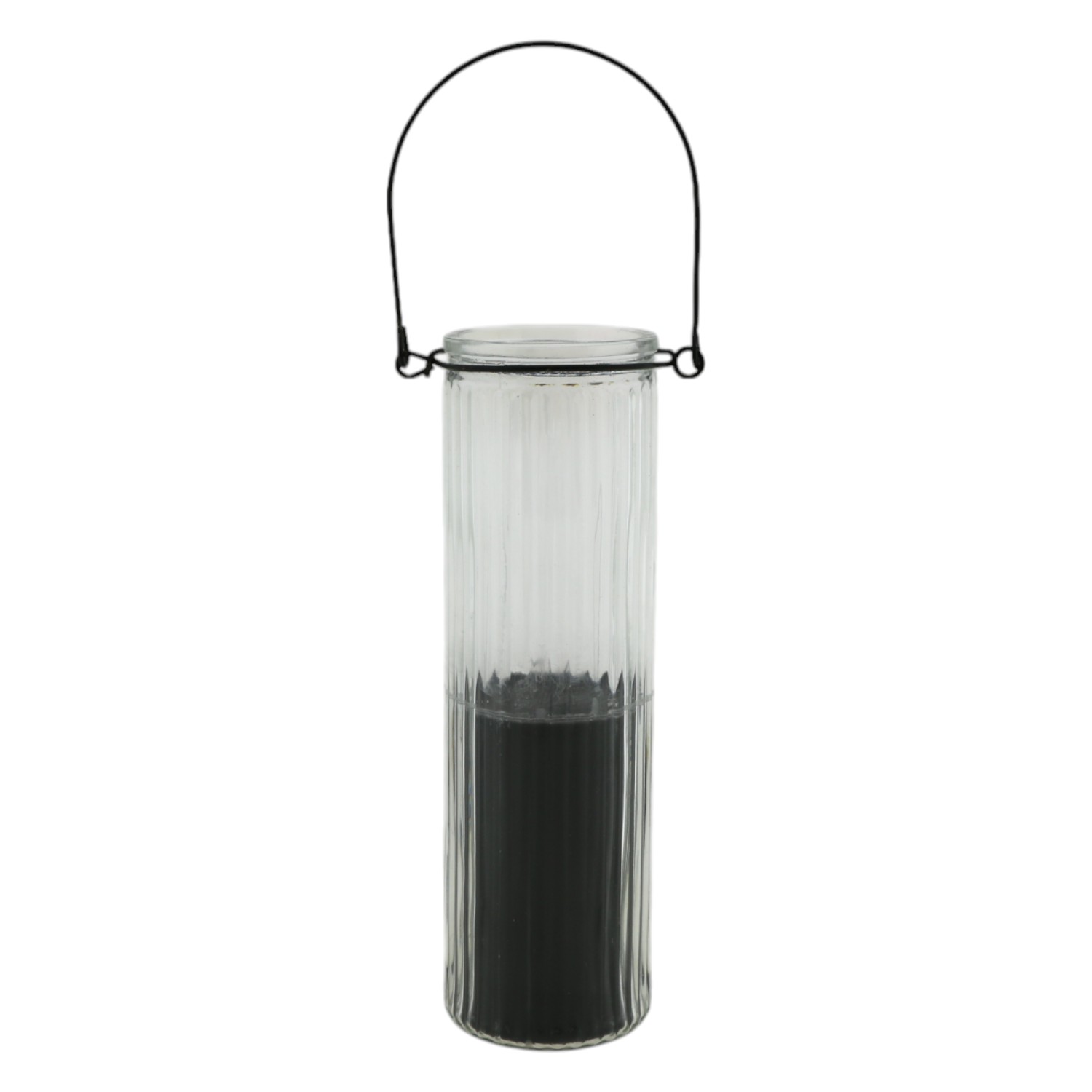 Candle tube black stripe