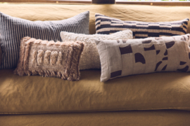 Cushion natural furry (40 x 25 cm)