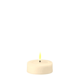 Real flame led candle cream tealight 6,1 x 5,5  2 stuks