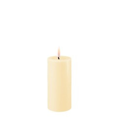 Real flame led candle cream 5,0 x 10 cm