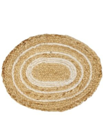 Jute Placemat Naturel-Ecru