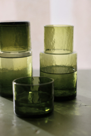 Tube glass olive