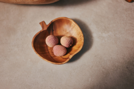 Acacia apple bowl M