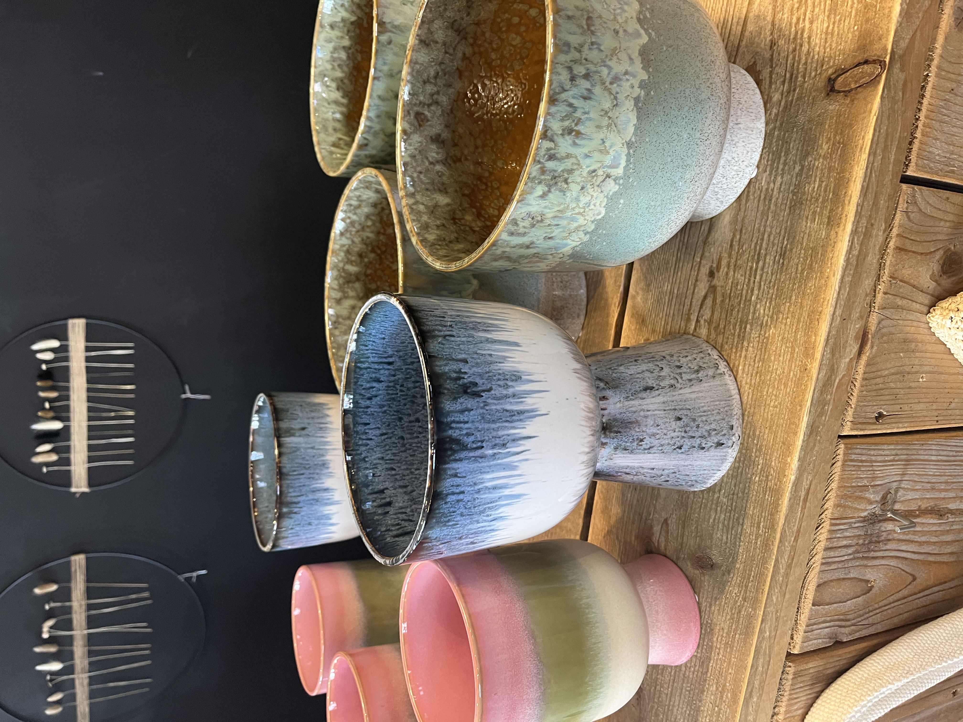 Flower pot retro glacier