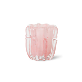 Candle holder coralla, soft pink