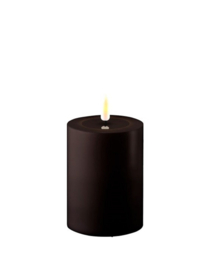 Real flame candle outdoor 7,5 x 10 black