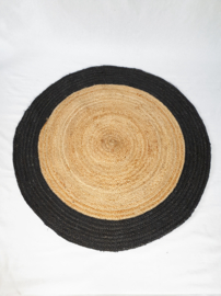 Jute vloerkleed rond M