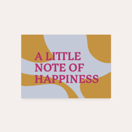 A little note of happiness
