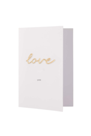 Wenskaart met magneet ‘Love’