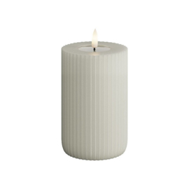 Sand Solid Stripe Candle 8 * 12,5