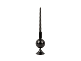 Candle Holder Sparkle Ball - Black