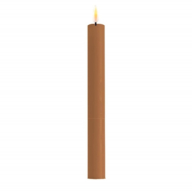 Real flame dinner candles caramel 2,0 x 24 cm