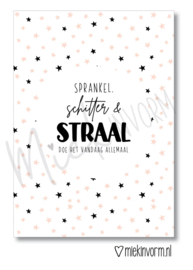 Sprankel, schitter & straal