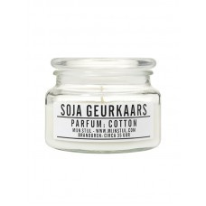 Geurkaars soja glas cotton