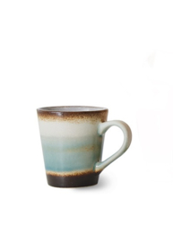 Espresso kopje blauw bruin