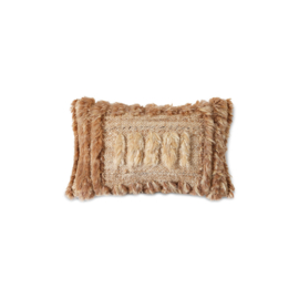 Cushion natural furry (40 x 25 cm)
