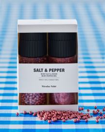 Gift box, Ruby salt & seeds + pepper mix