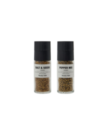 Gift box, Golden salt & seeds + pepper mix