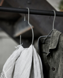 Ronde hangers, Wire, Donker grijs