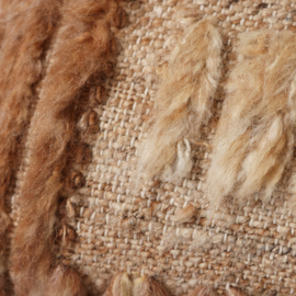 Cushion natural furry (40 x 25 cm)