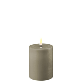 Real flame led candle sand 7,5 x 10 cm