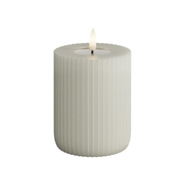 Sand Solid Stripe Candle 8 * 10