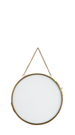 Round photo frame