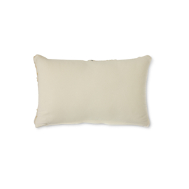 Cushion natural wool striped (50 x 30 cm)