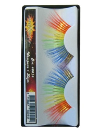 Wimpers multi color/regenboog lang