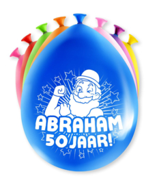 Ballonnen 8st. Abraham cartoon
