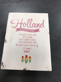 Houten deco Holland - Holland div.