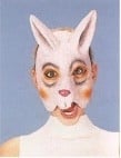Masker rubber half konijn