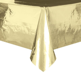 Tafelkleed plastic goud folie 137x274cm