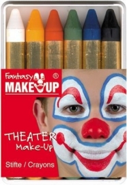 Make-up stiften doosje 6 kleuren 