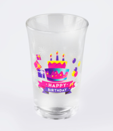 Happy shot glasses - Happy birthday (6 st.)