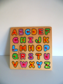 Houten alfabet puzzel (Art.19-1318)