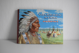 Volkeren Atlas Amerika van Faam pepermunt jaren 50 (Art.22-1061)