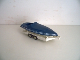 Tonka trailer met boot uit 1978 (Art.15-1672)