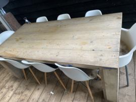 Steigerhouten eettafel