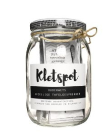 Kletspot gezelligheids spel