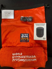 Waterproof rugzak met logo - gevuld