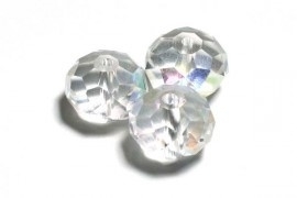 39303 Kristallen rondel crystal AB