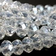 39303 Kristallen rondel 13x18 mm Crystal