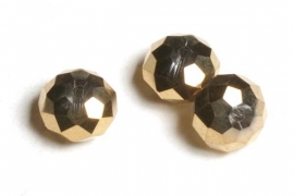 39301 Kristallen rondel 6x8 mm goud