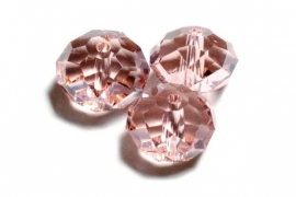 39314 Kristallen rondel 6x8 mm Amathist