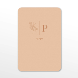 GEBOORTEKAARTJE MINIMALISTISCH 'PIPPA'