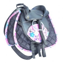 KIDS RIDING PAD, SET INCL. SADDLE PAD