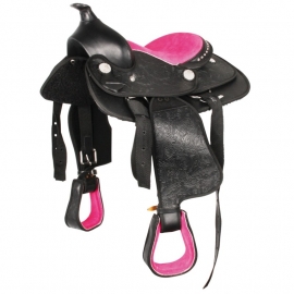 Western zadel pony pink