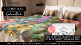 Pakket voor YARN The After Party Scrumptious Tiles Blanket - nummer 204