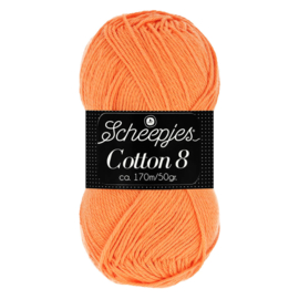 Cotton 8 Scheepjes 639 Zacht Oranje